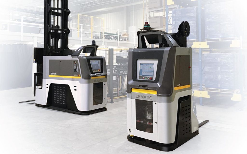 Dematic Automated Guided Vehicle VNA and 1600