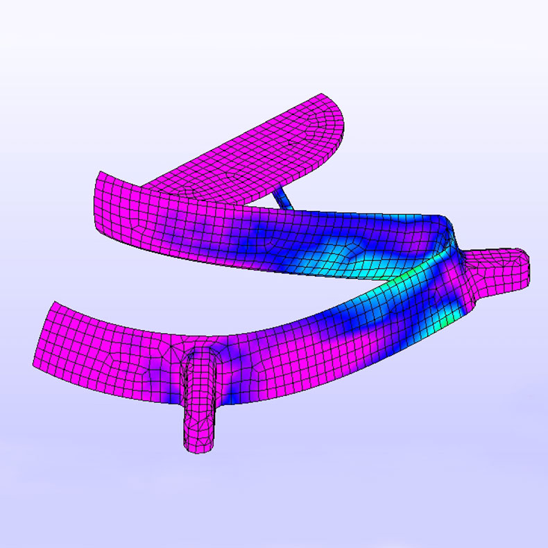 Rioux Vision Medical Cart Finite Element Analysis