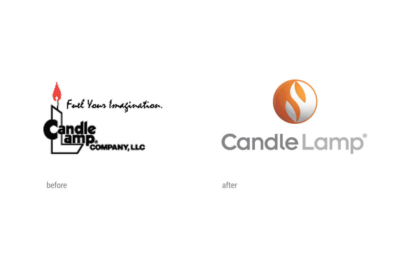 CandleLamp Logo Comparison