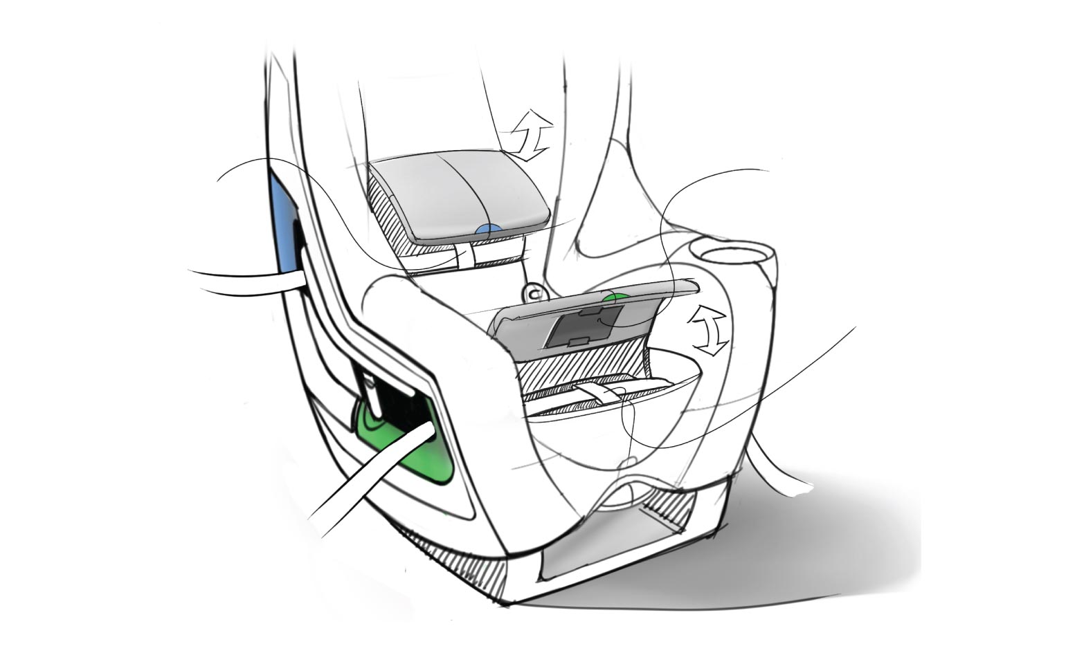 Safety First Scoot Infant Car Seat Seat Belt Pathway Concept