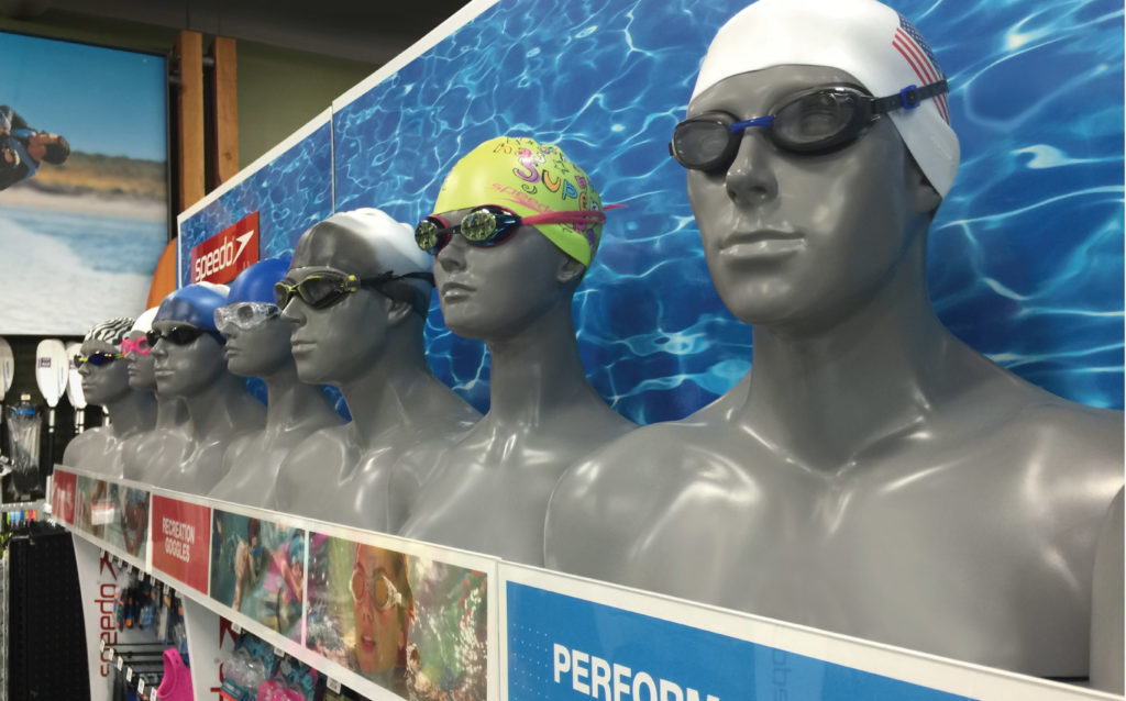 Speedo Swimming Retail Store Design Detail
