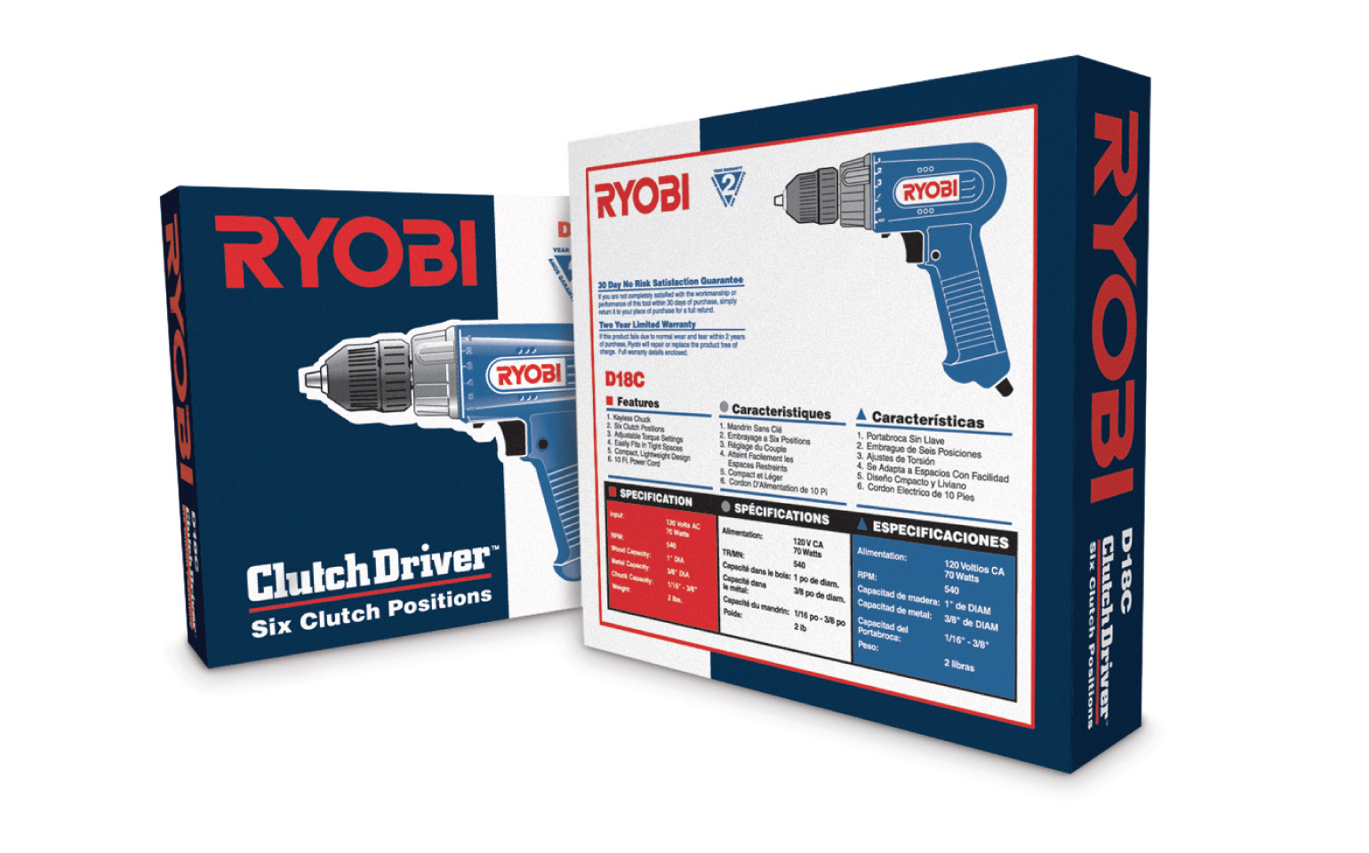 Ryobi packaging