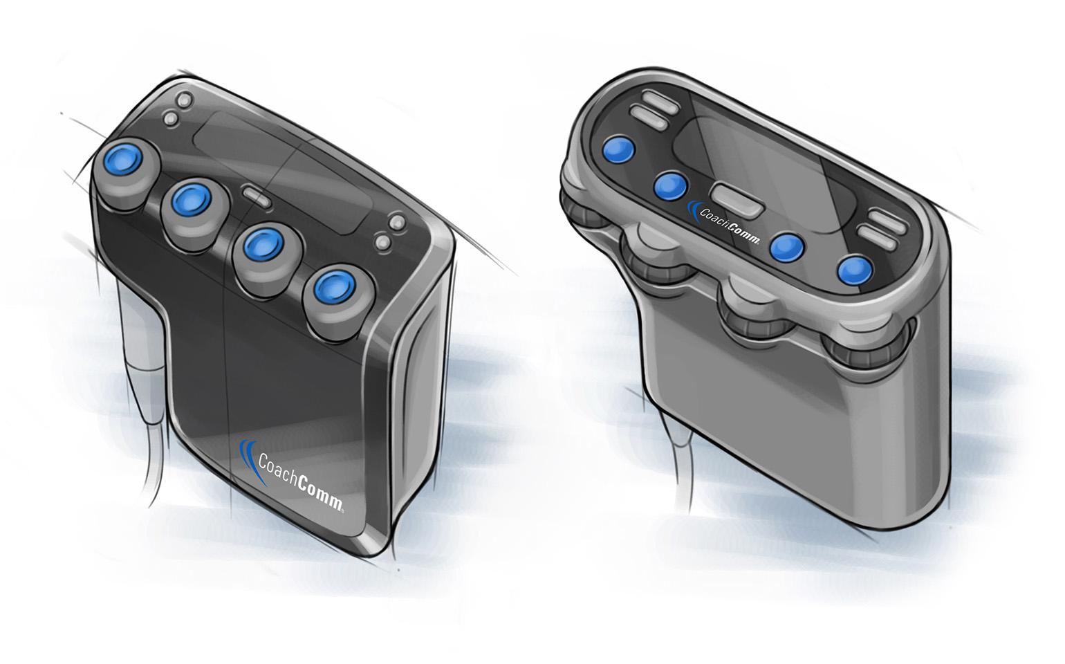 CoachComm Concept Sketches