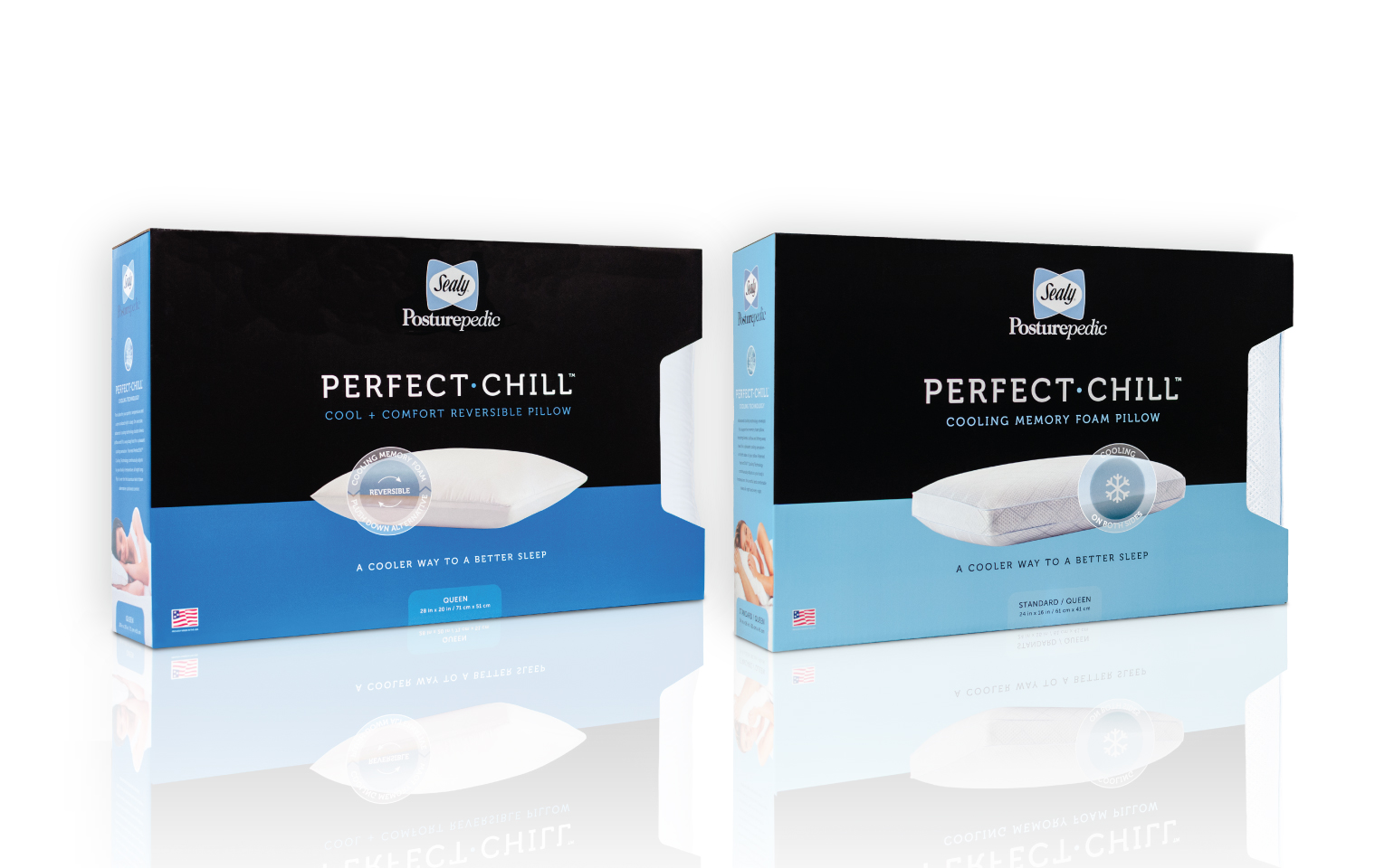 Sealy Cool Perfect Chill Pillow Packaging