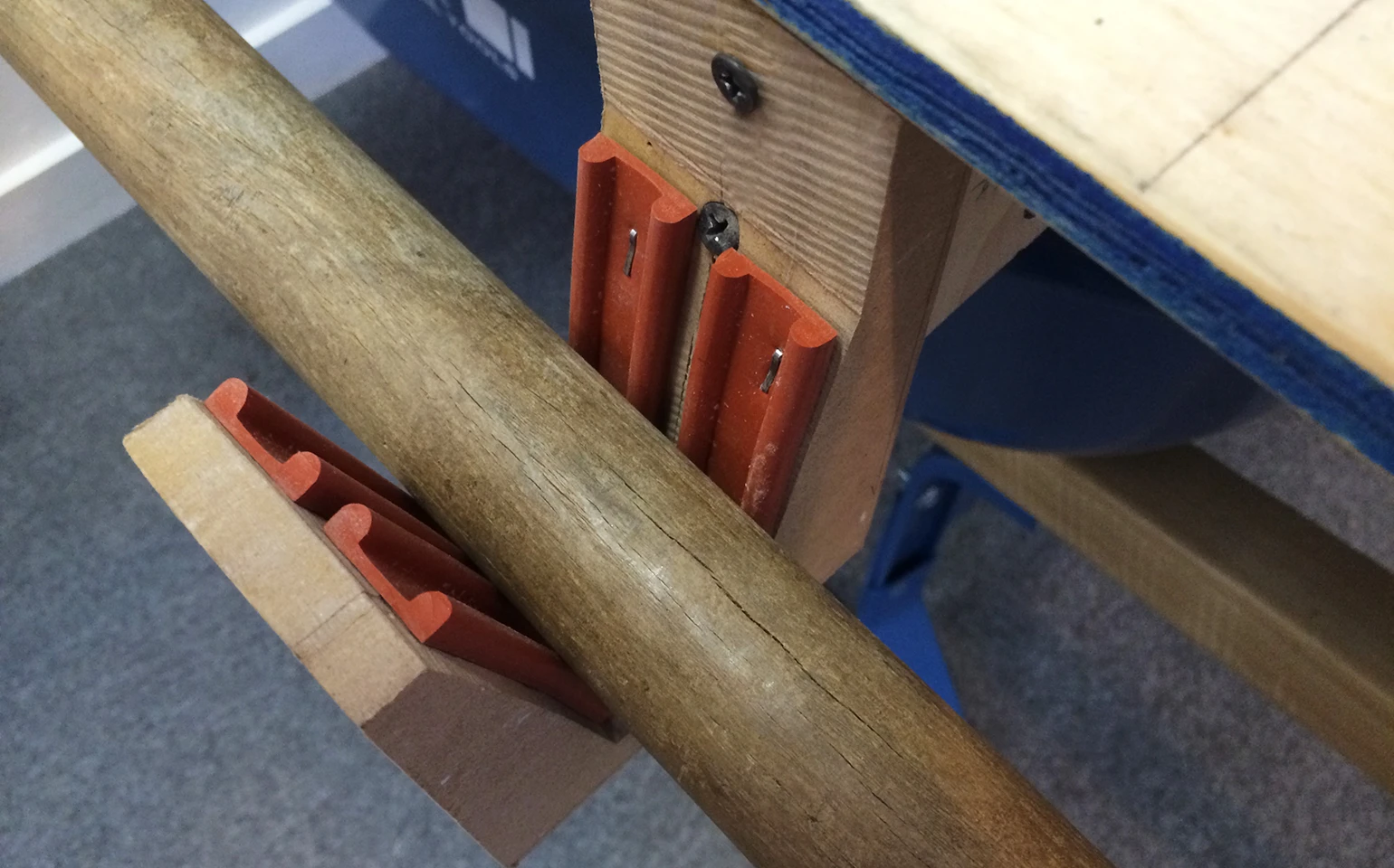 Little Burros wooden tool holder prototype