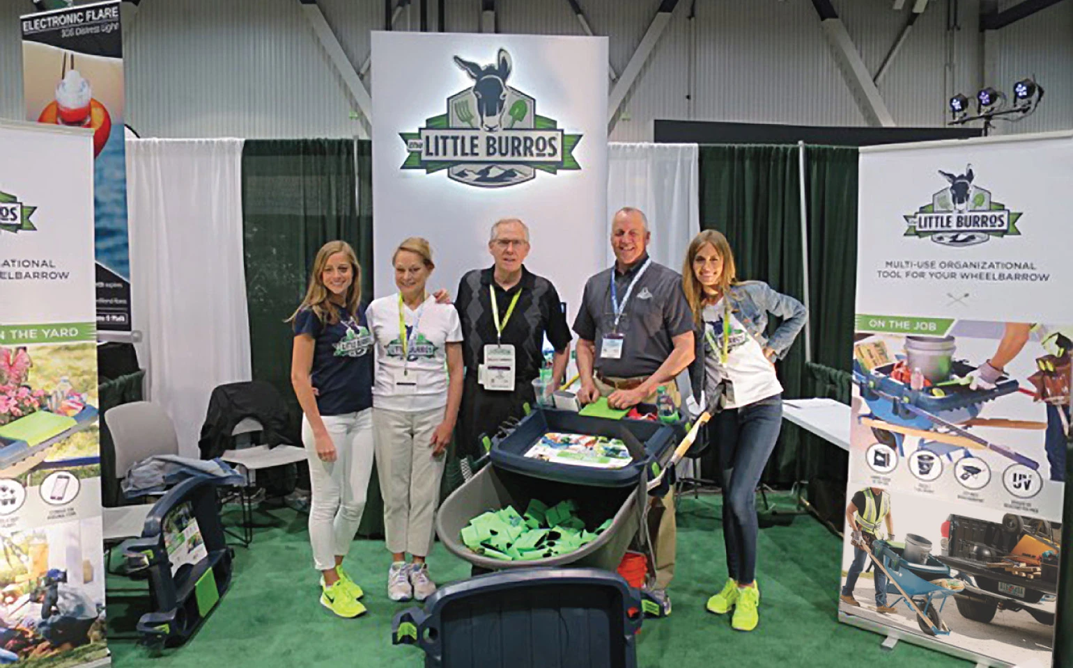 Little Burros Trade Show Booth