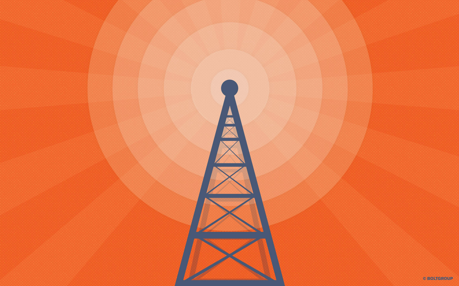 illustration of radio tower