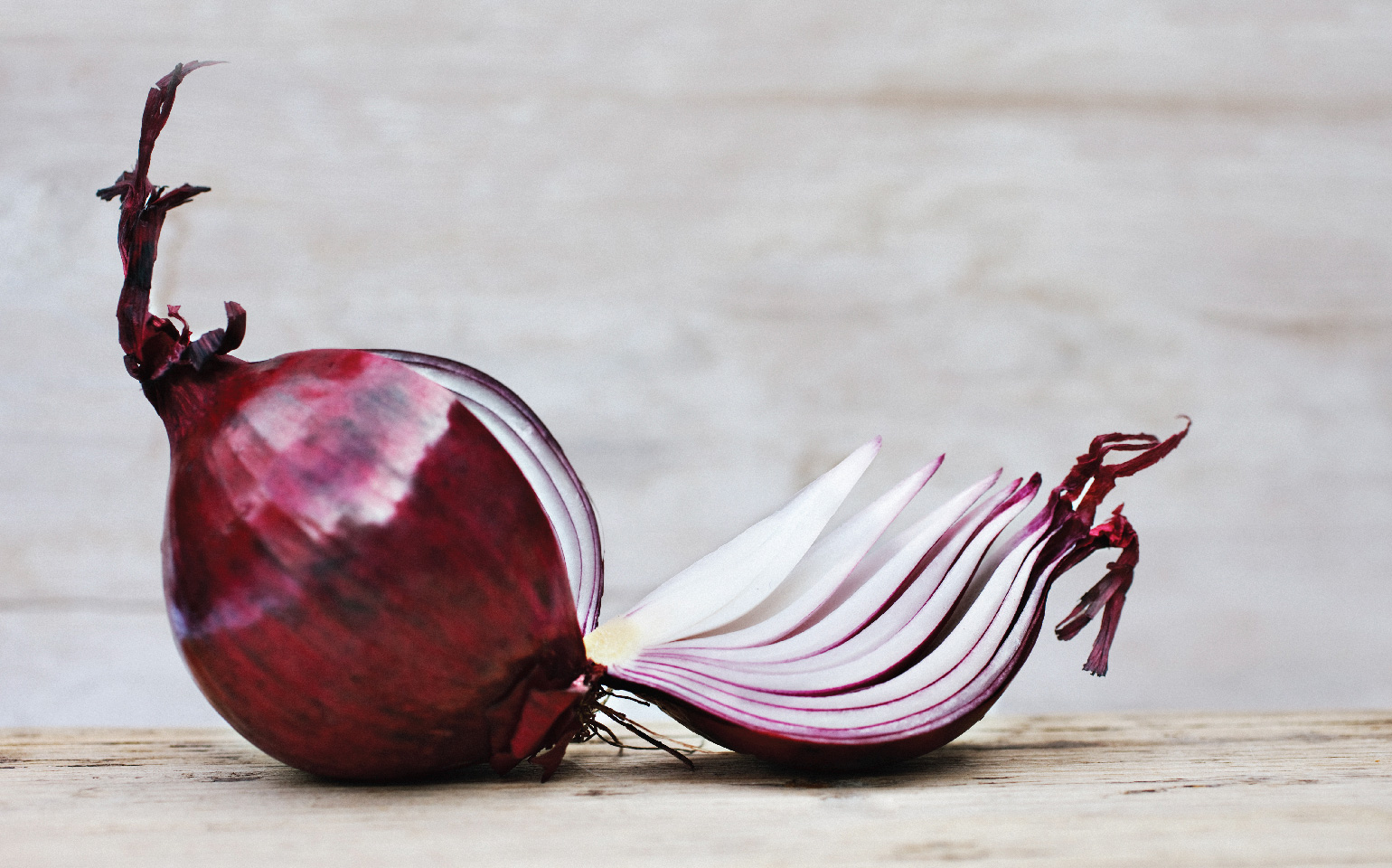 Peeled Red Onion