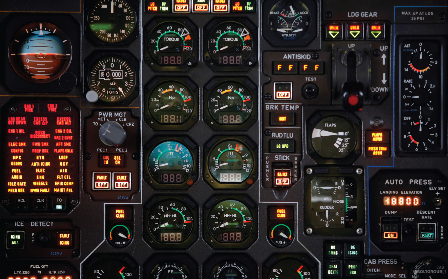 controls of plane
