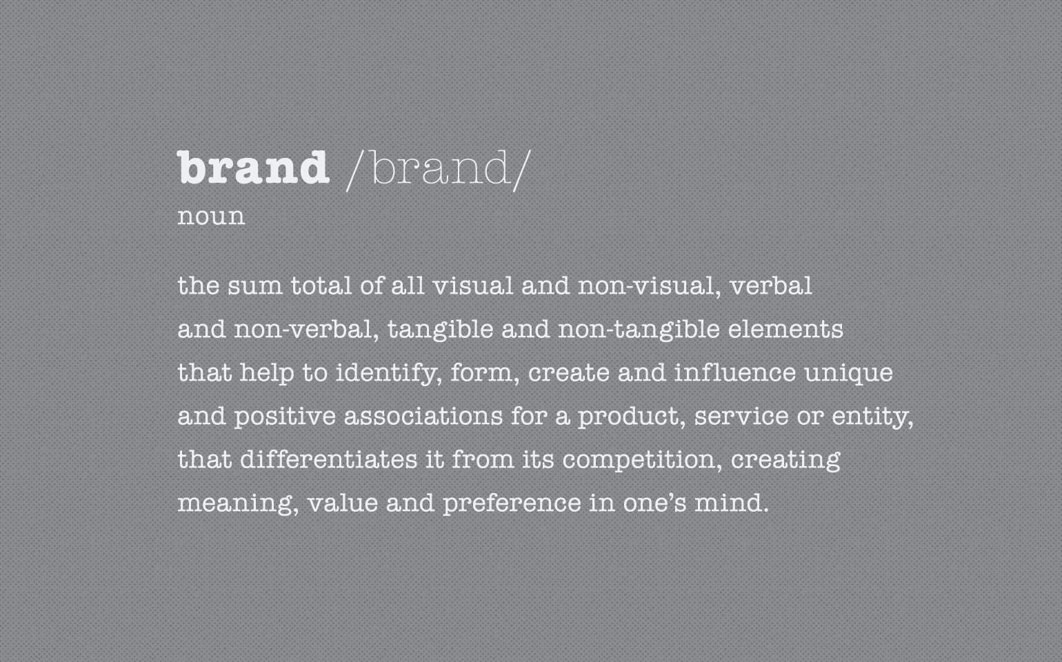 definition of brand