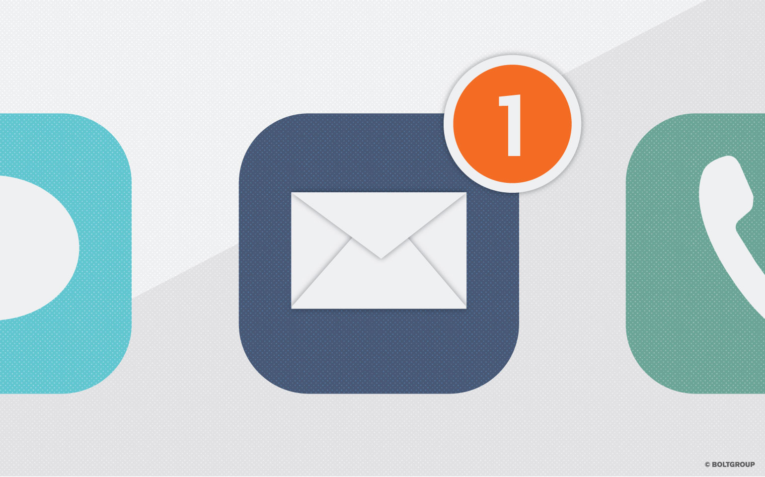 Illustration of iPhone mail notification