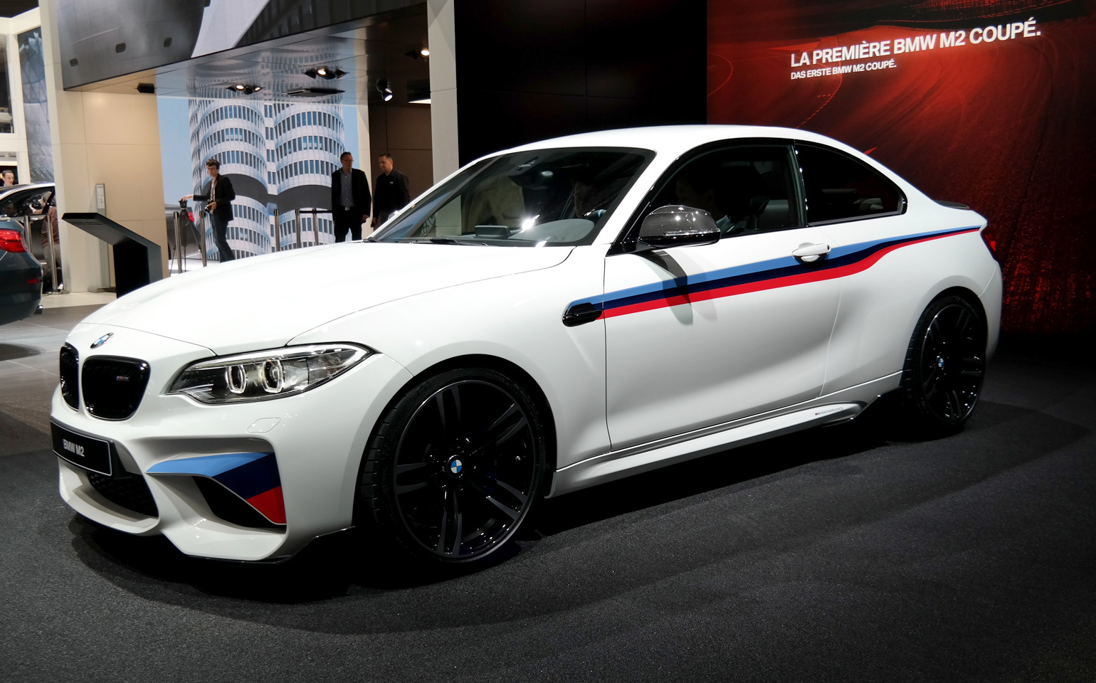 new bmw m2 at car show