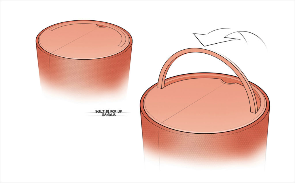 Oransi mod air purifier process sketches
