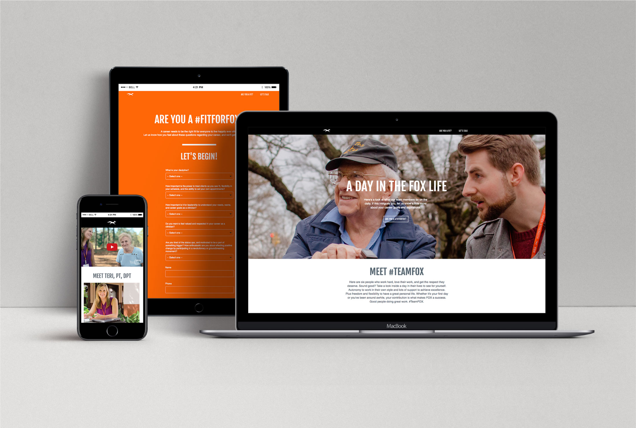 Fit For Fox Recruitment Microsite