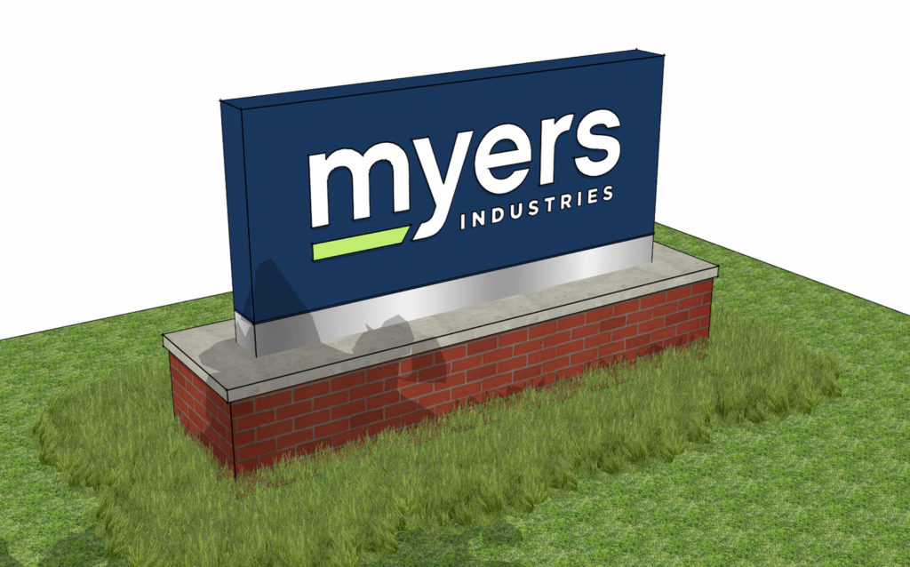 Myers Corporate Signage Design