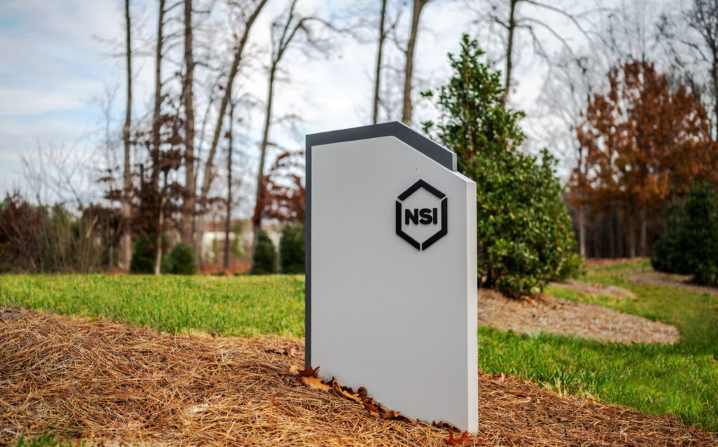 NSI corporate outdoor signage