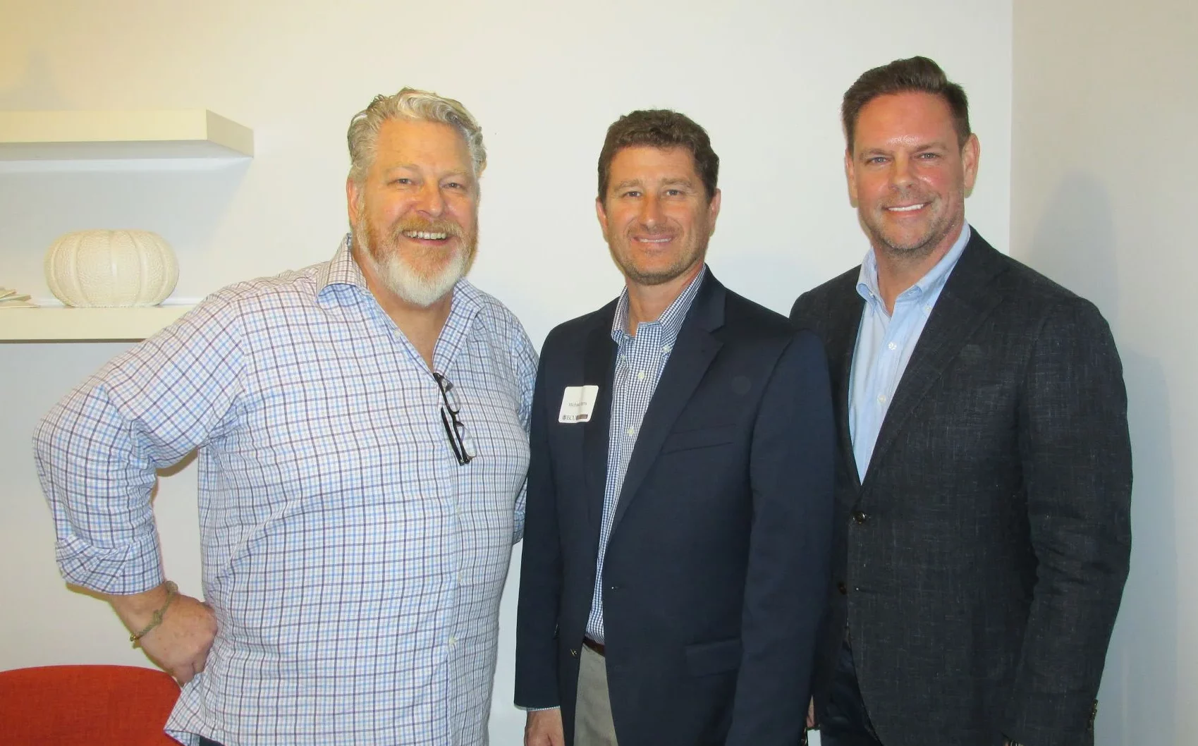 3 Men standing in BOLTGROUP office