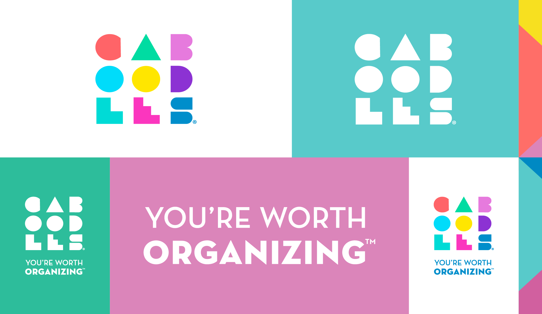 examples of multiple Caboodles logo designs