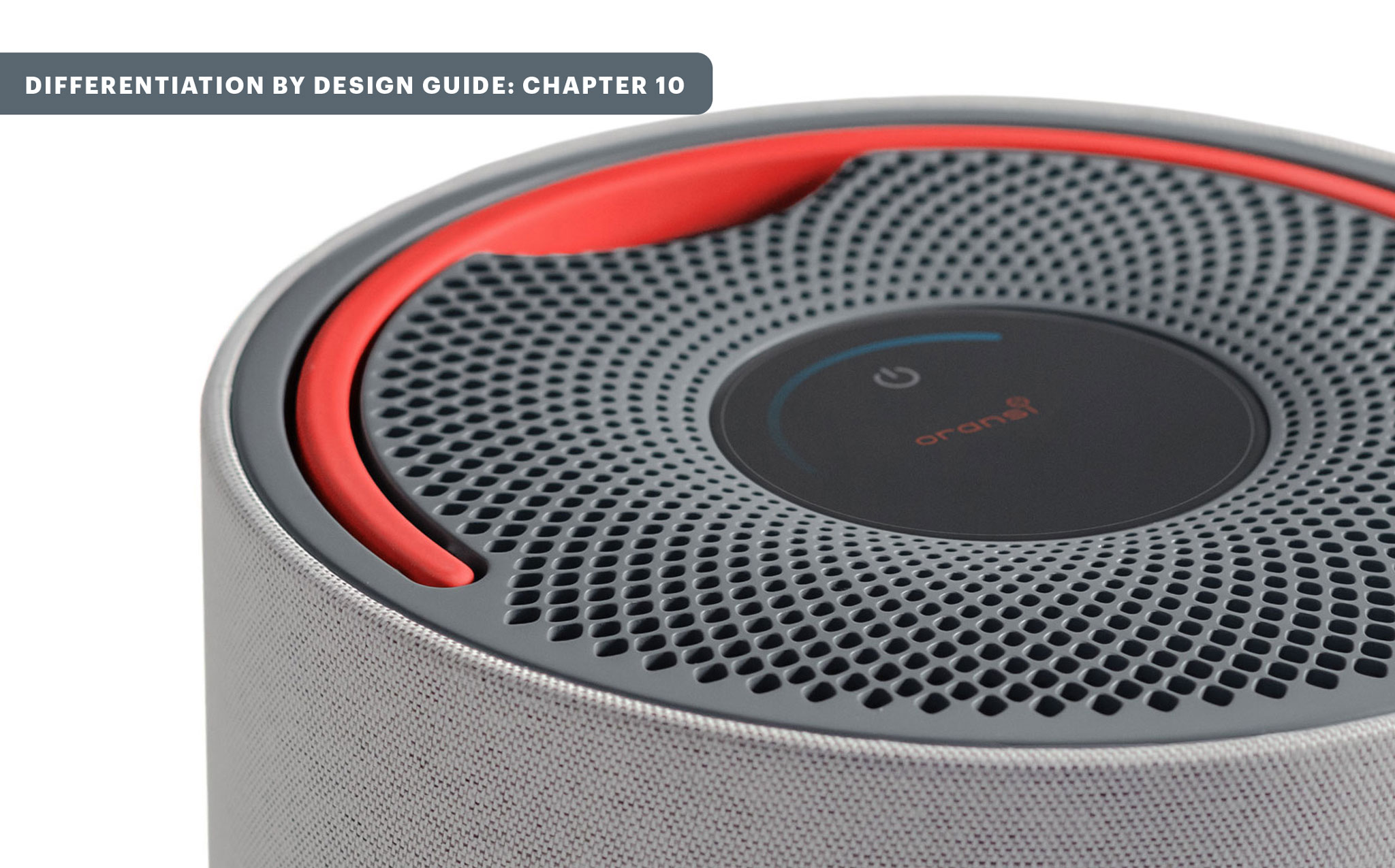 oransi air purifier as an example of a strong visual brand language