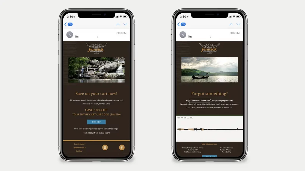 Fenwick email marketing design
