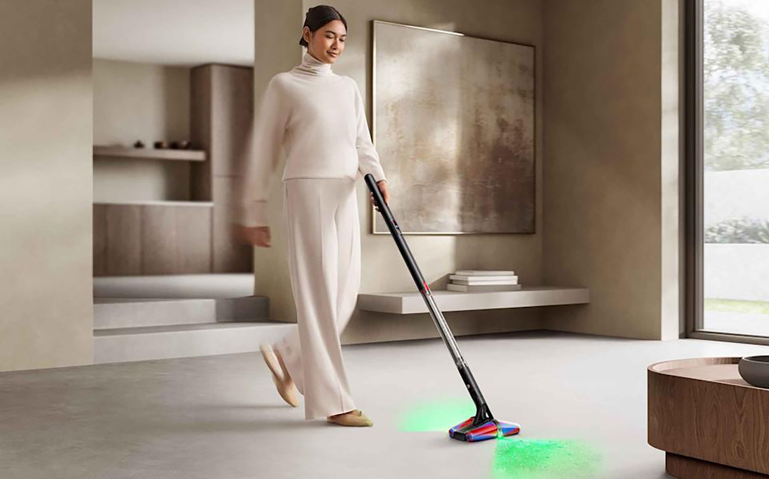 Dyson PencilVac in Use