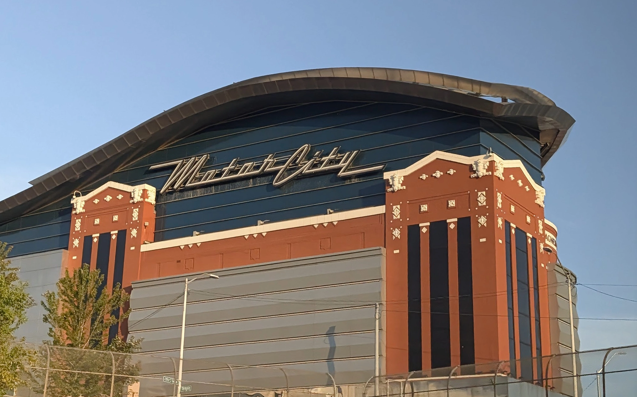 Building in Detroit Motor City