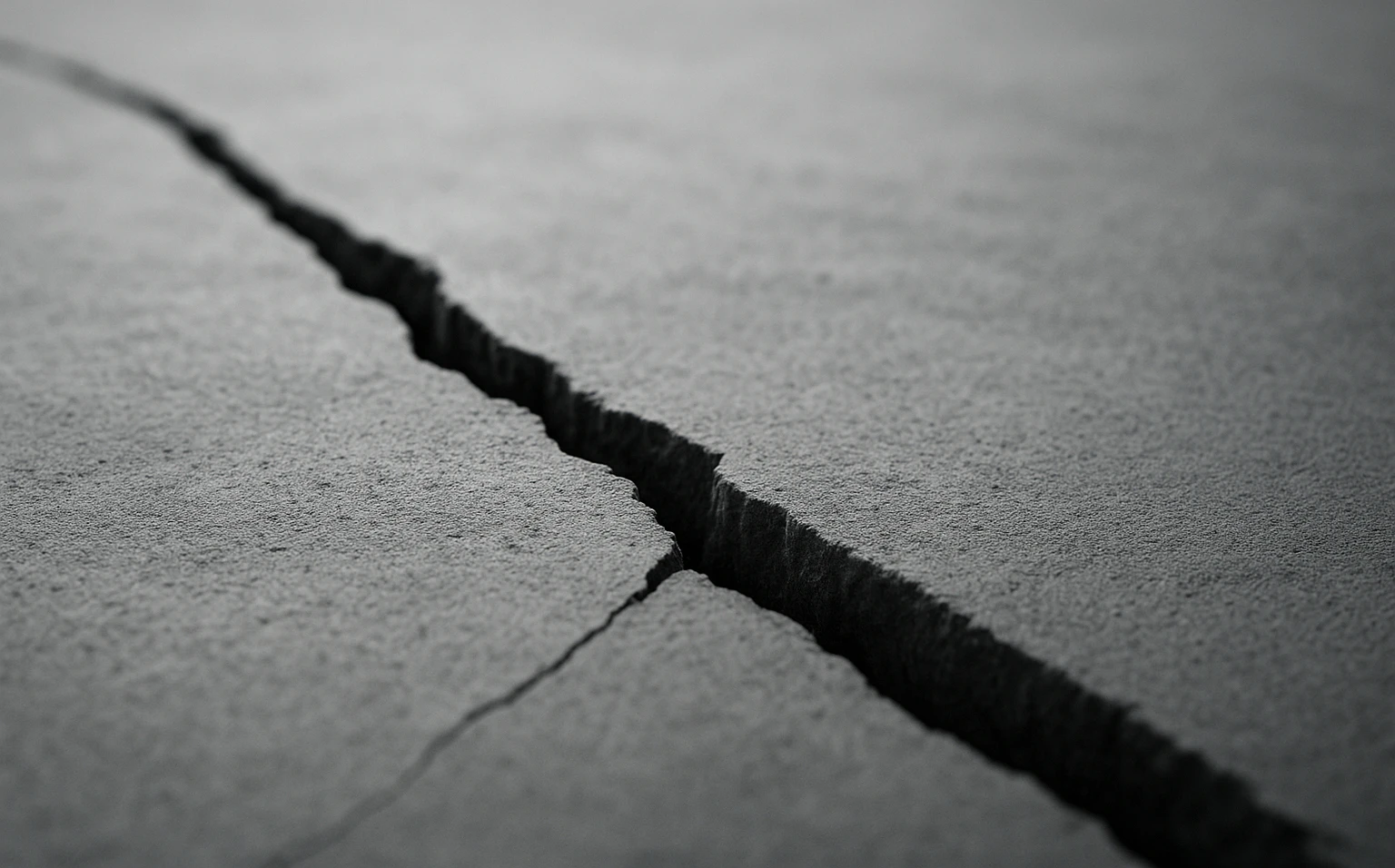 cracked concrete foundation