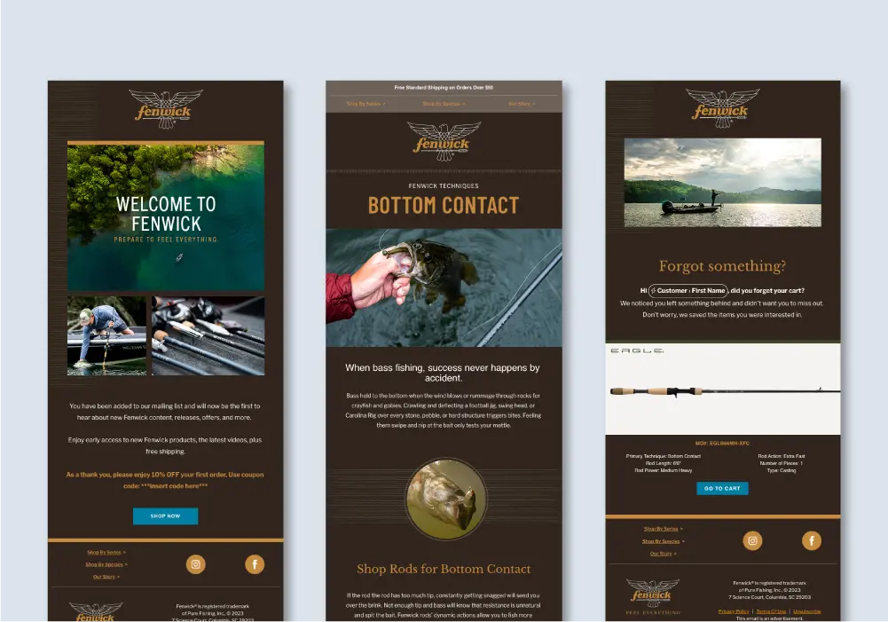 Fenwick email template digital design