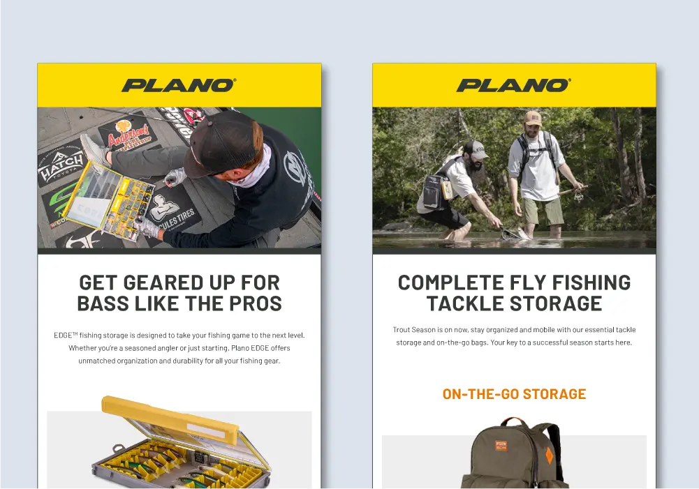 Plano email template digital design