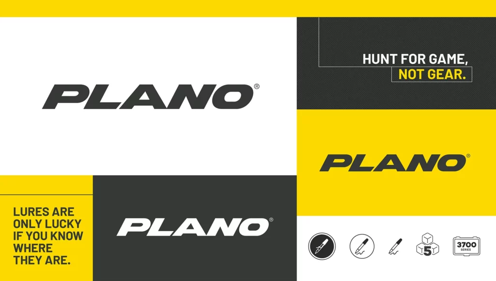 Plano visual brand guideline page