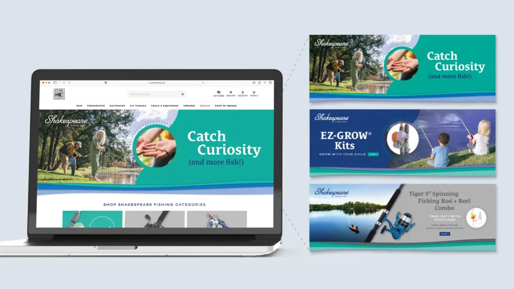 Shakespeare Website Design Header