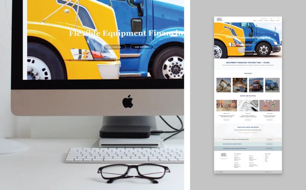 Commercial Credit Group Website Design