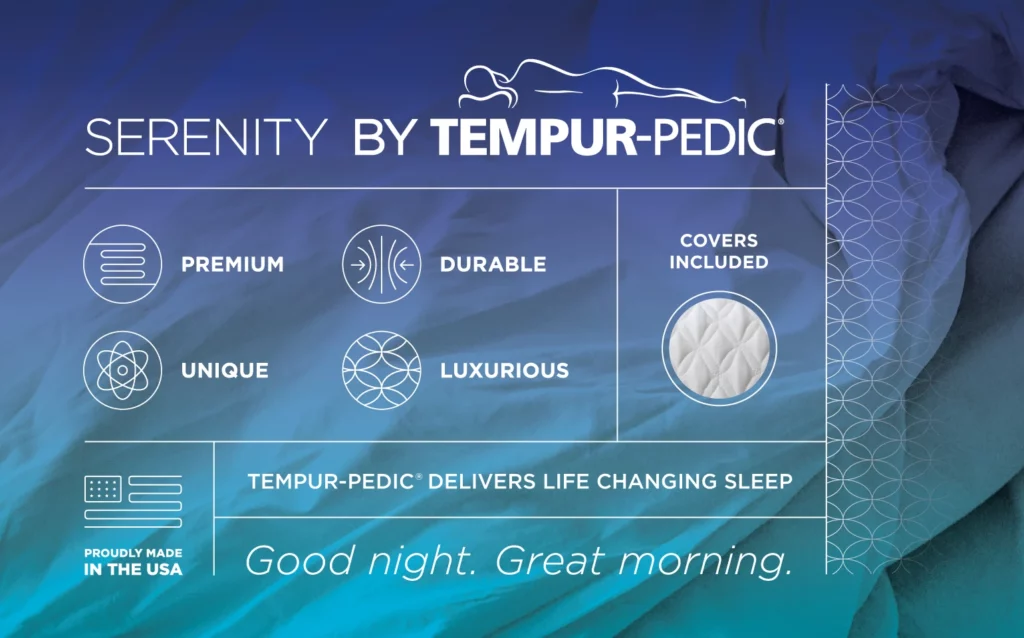 Tempur-Pedic Serenity Graphic Icon Design