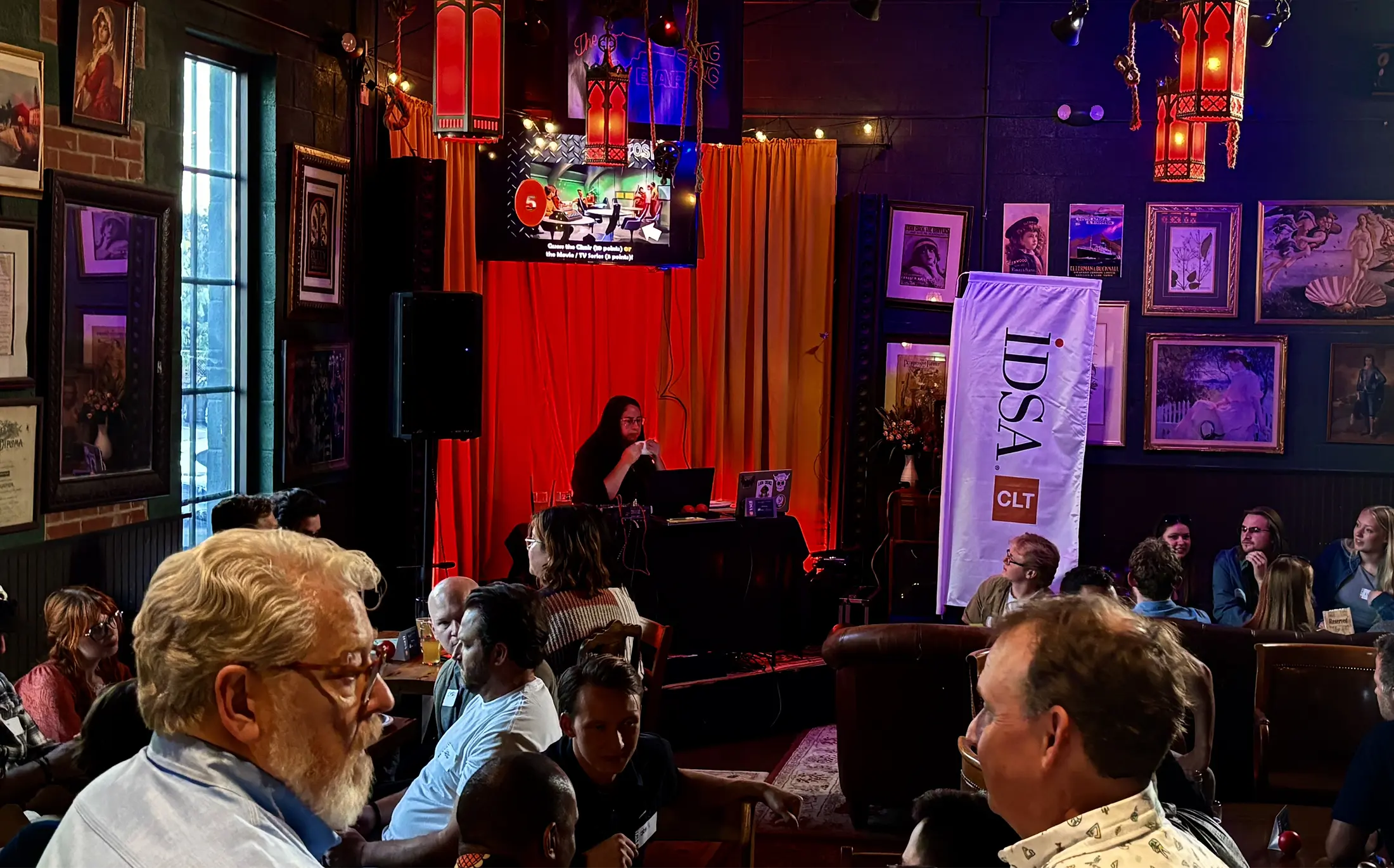 a group of people attending an IDSA event