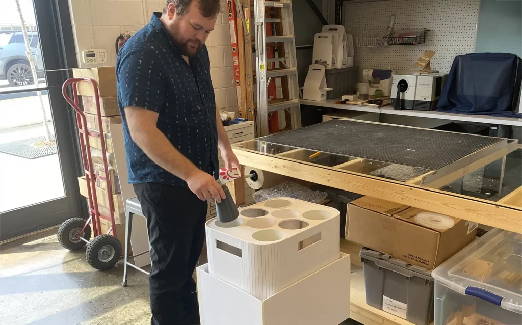 reusable cup return station prototype testing