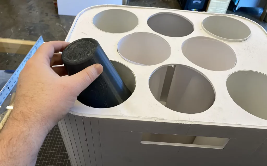 reusable cup return station prototype testing