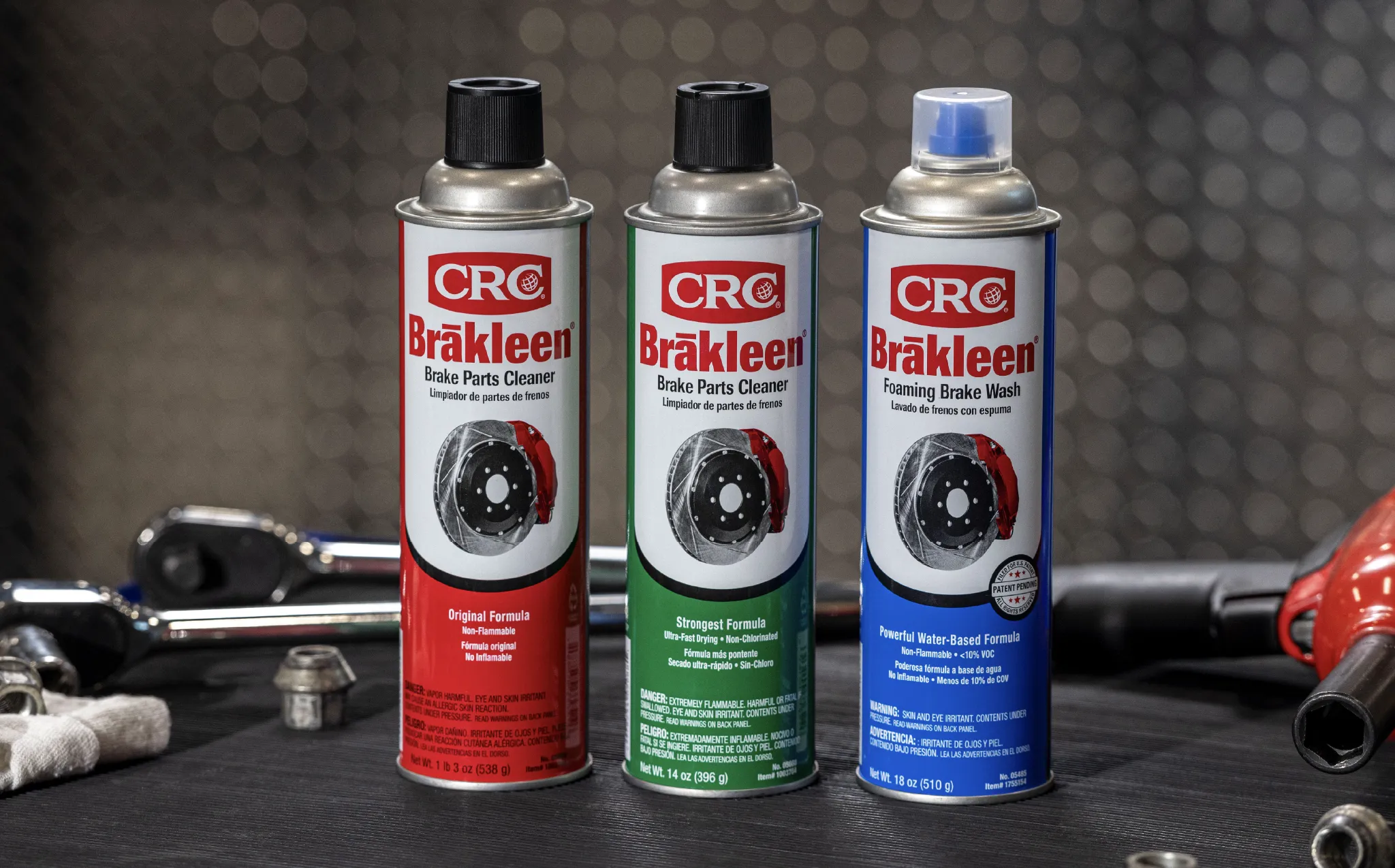 3 CRC Industries Brākleen Cans